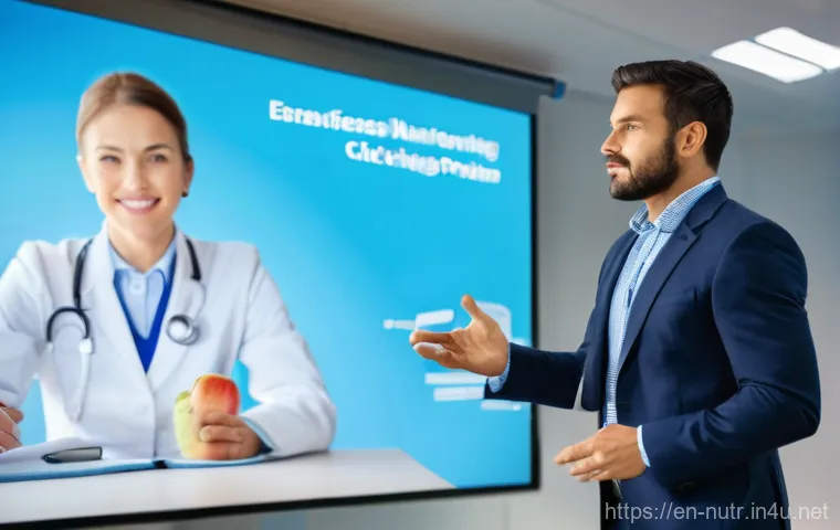 영양사 취업 준비물 체크리스트 - **Clinical Rotations: Empathetic Patient Education**
    A compassionate and professionally dressed ...
