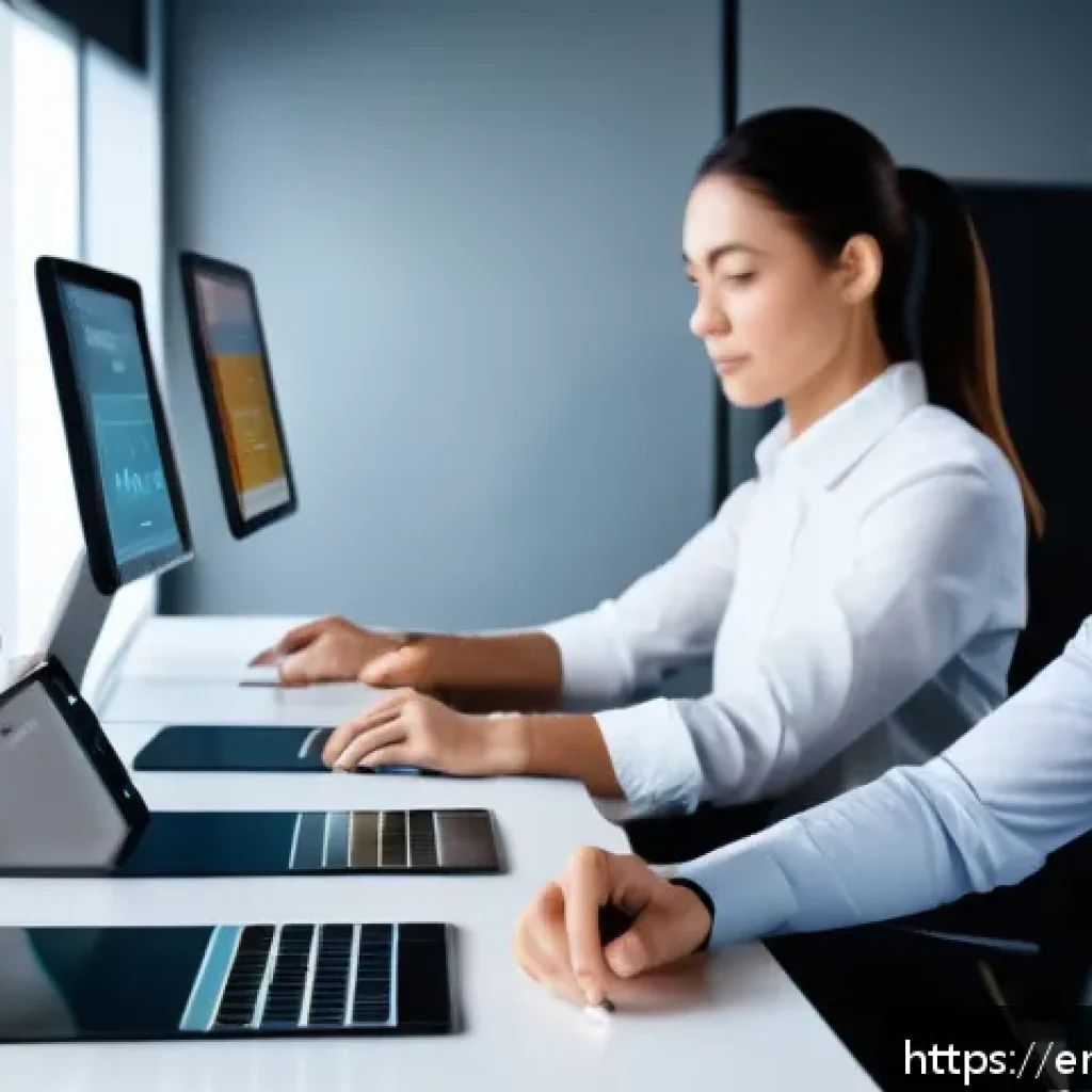 영양사 취업 가능 분야 - A modern health technology workspace featuring a diverse team of nutritionists and software develope...